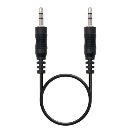 Nanocable Cable de audio estéreo Jack 3,5/M a Jack 3,5/M Negro 20m